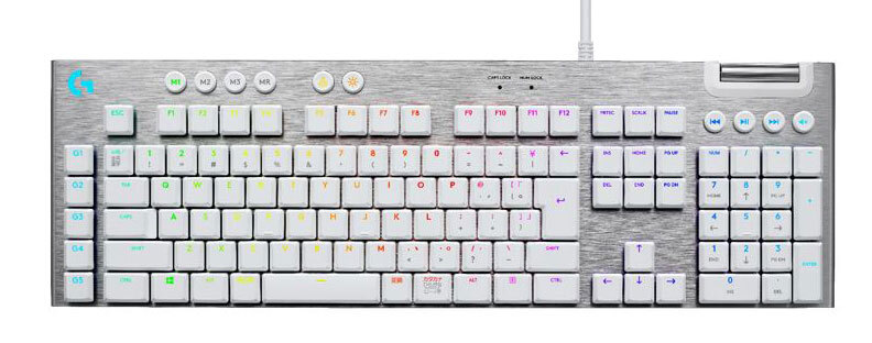 ロジクールが白色ゲーミングキーボード「G813」 を11月発売 - GameFavo