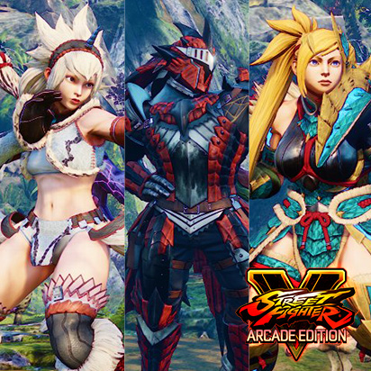 ストリートファイターV AE』が『モンハン：ワールド』とコラボ