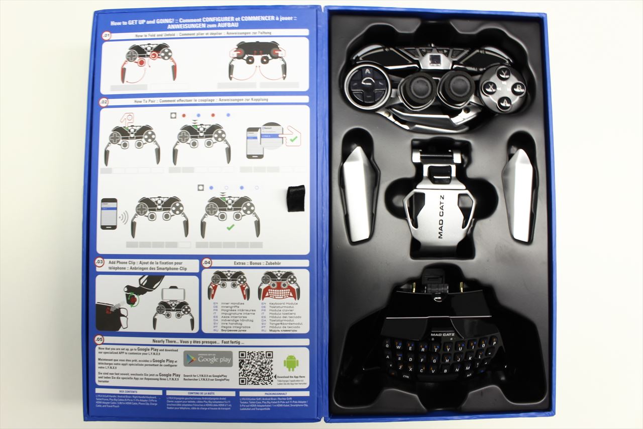 変形ギミック満載のゲームコントローラー『L.Y.N.X. 9』実機レビュー