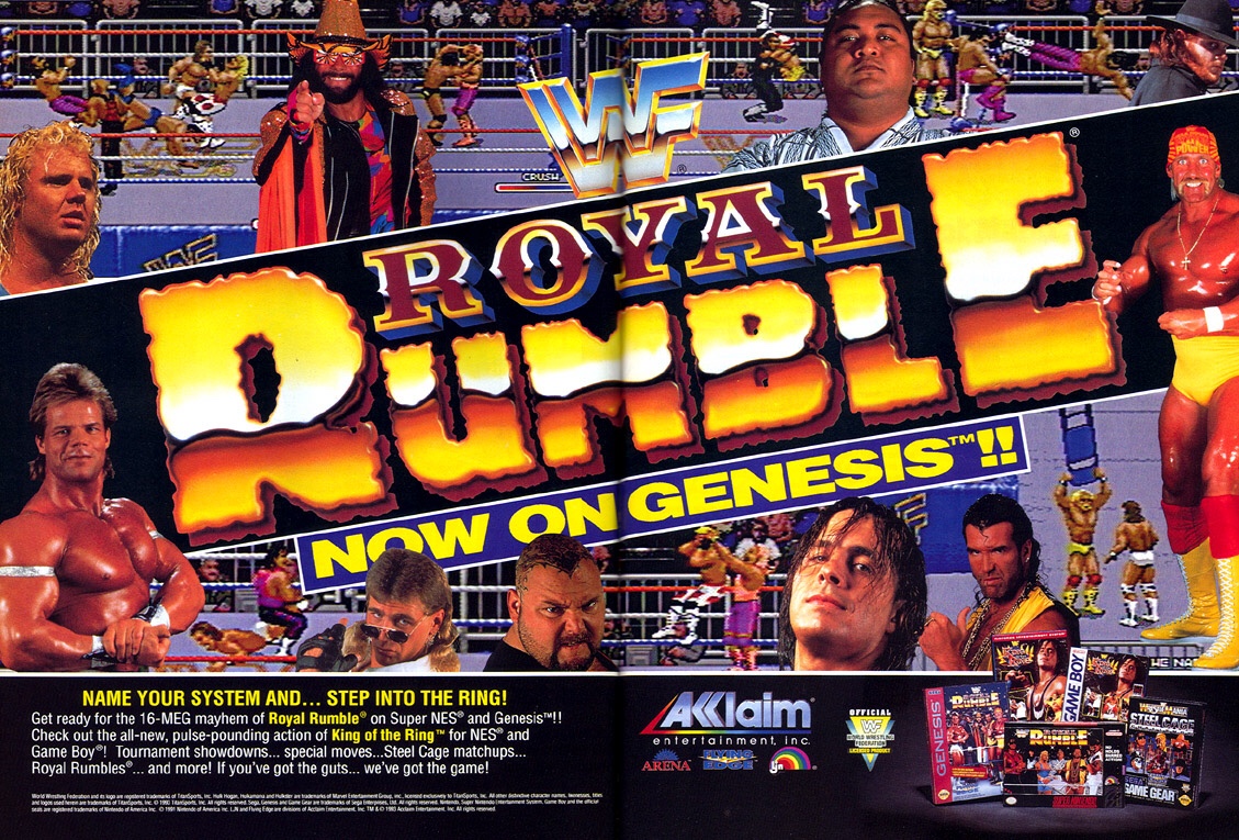Retro Gaming 90's- WWF Royal Rumble: (1993) – Gaming Hearts Collection