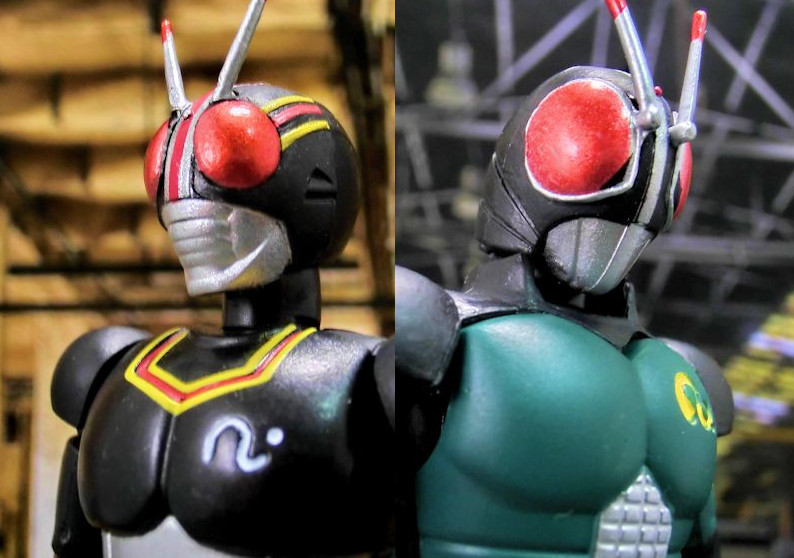 玩栗犬と、掌動-XX 仮面ライダー その1 （仮面ライダーBlack ＆ Black