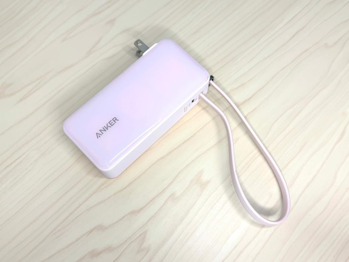 Anker Power Bank (10000mAh, Fusion, Built-In USB-Cケーブル)を
