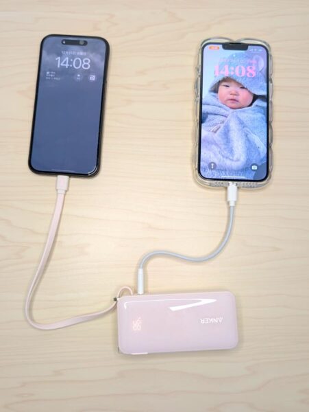 Anker Power Bank (10000mAh, Fusion, Built-In USB-Cケーブル)を