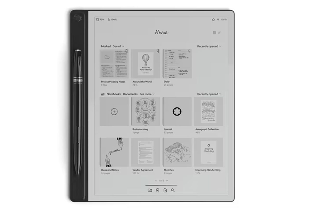 老舗高級文具メーカー「モンブラン」が電子メモパッドを発表 | Gadget Gate