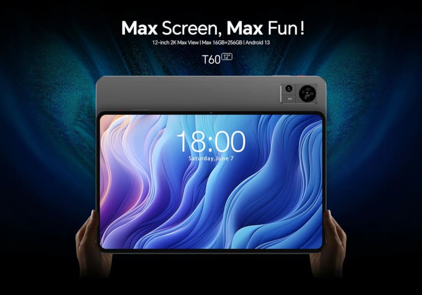 大画面+大容量！ TECLAST「T60」はストレージ256GBな12インチ