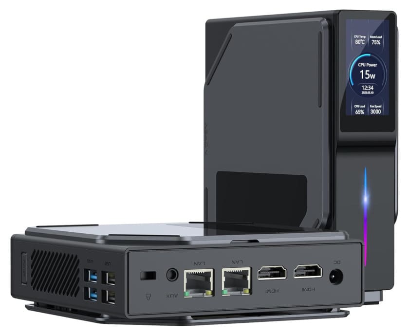 ガジェット感あふれる。 ACEMAGIC「S1」はミニディスプレイ付きのIntel