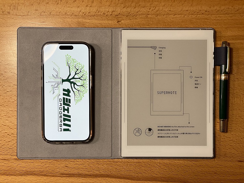 Supernote Nomad レビュー】リアルな紙の質感！文字も書けて本も読める