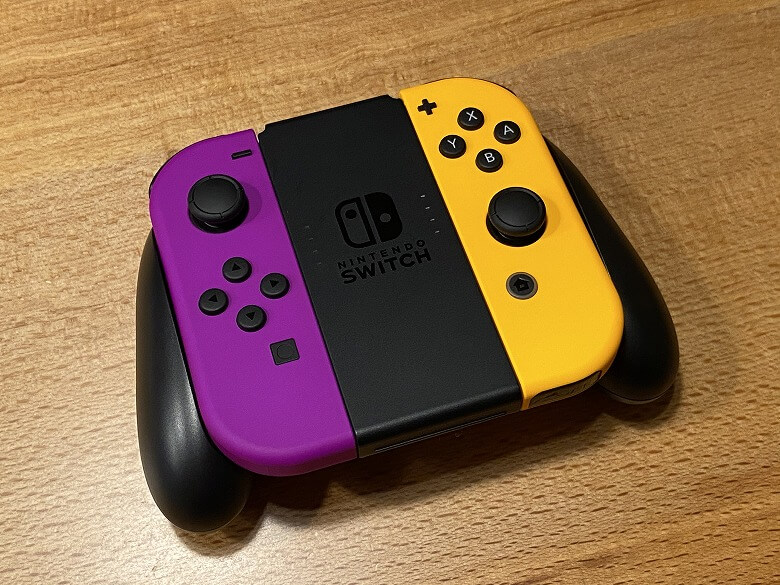 Joy-Con(L) ネオンパープル/(R) ネオンオレンジ レビュー】カラー