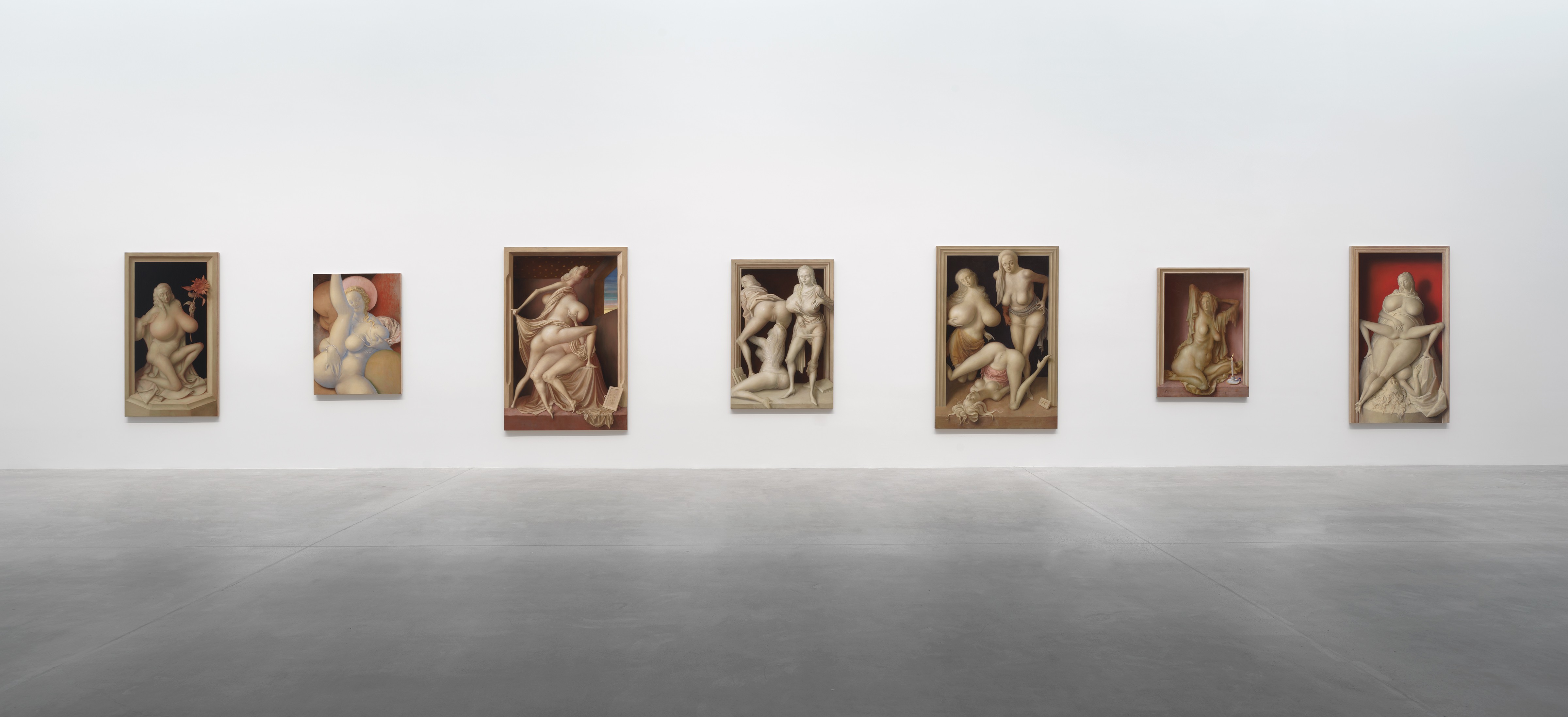 John Currin: Memorial, 541 West 24th Street, New York, September