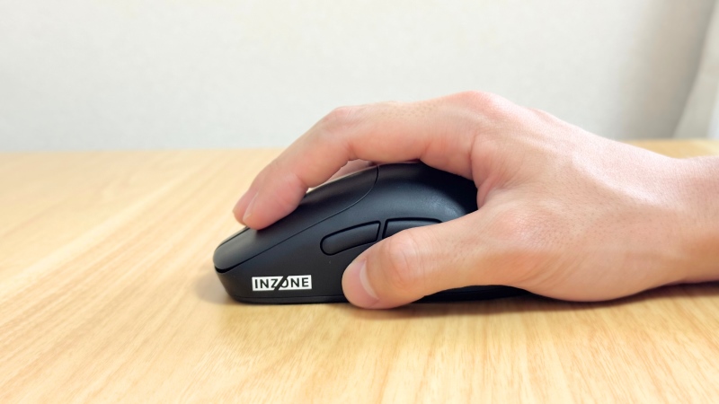 後部高めの万人受けマウス：INZONE Mouse-Aレビュー | ガジェキット