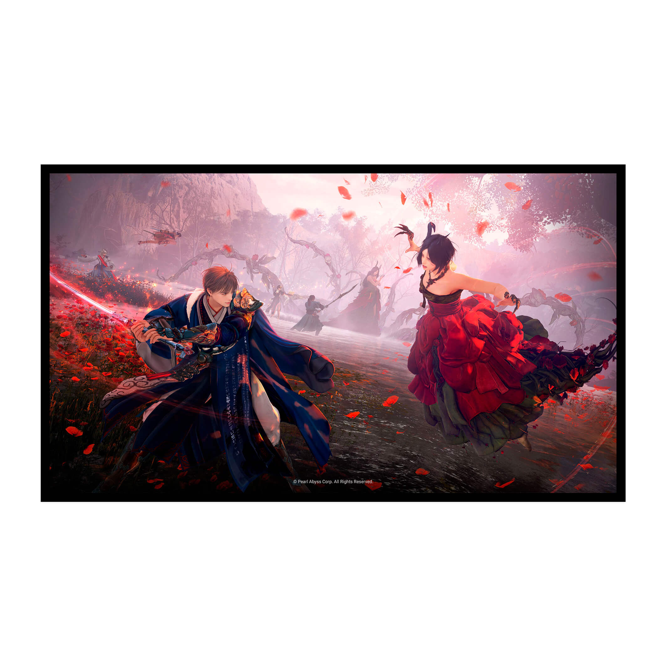 薔花紅蓮伝 メタルキャンバスアート