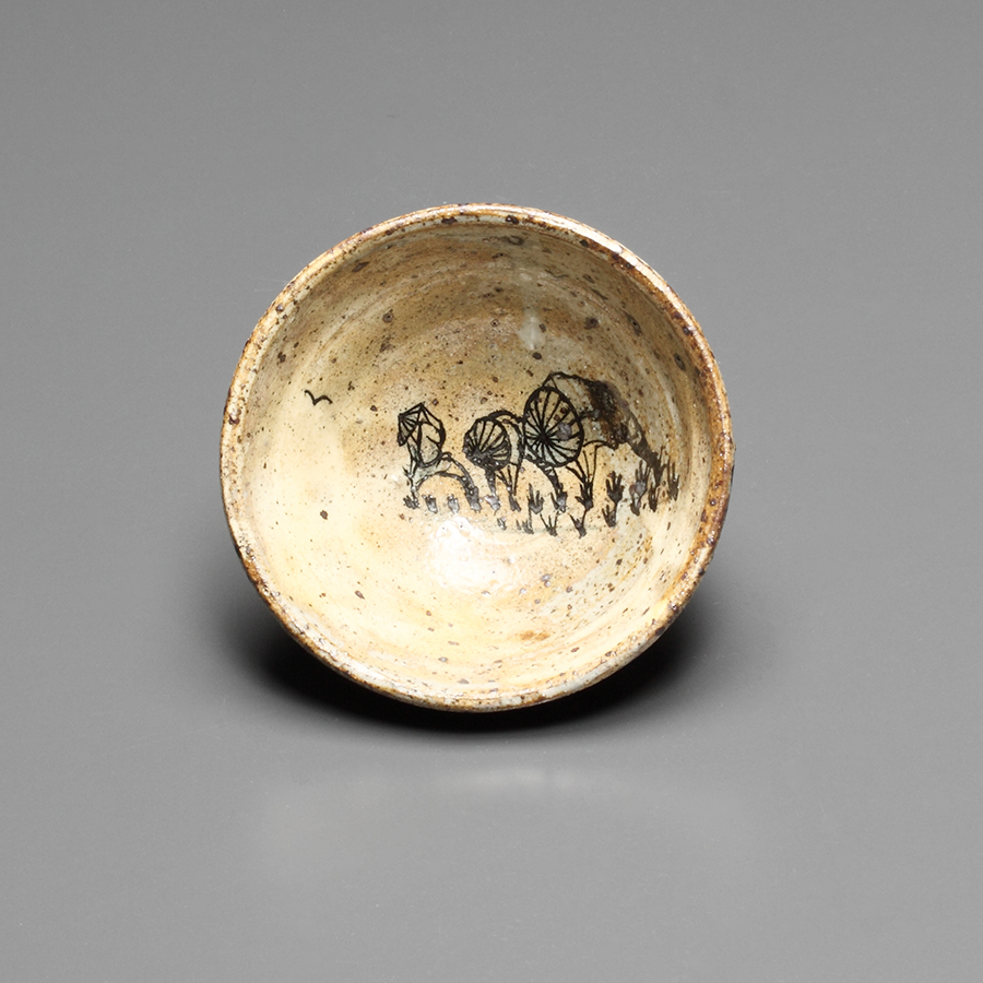 池田 省吾 粉引ぐい呑 (ISB0010 ) | ギャラリーラボ