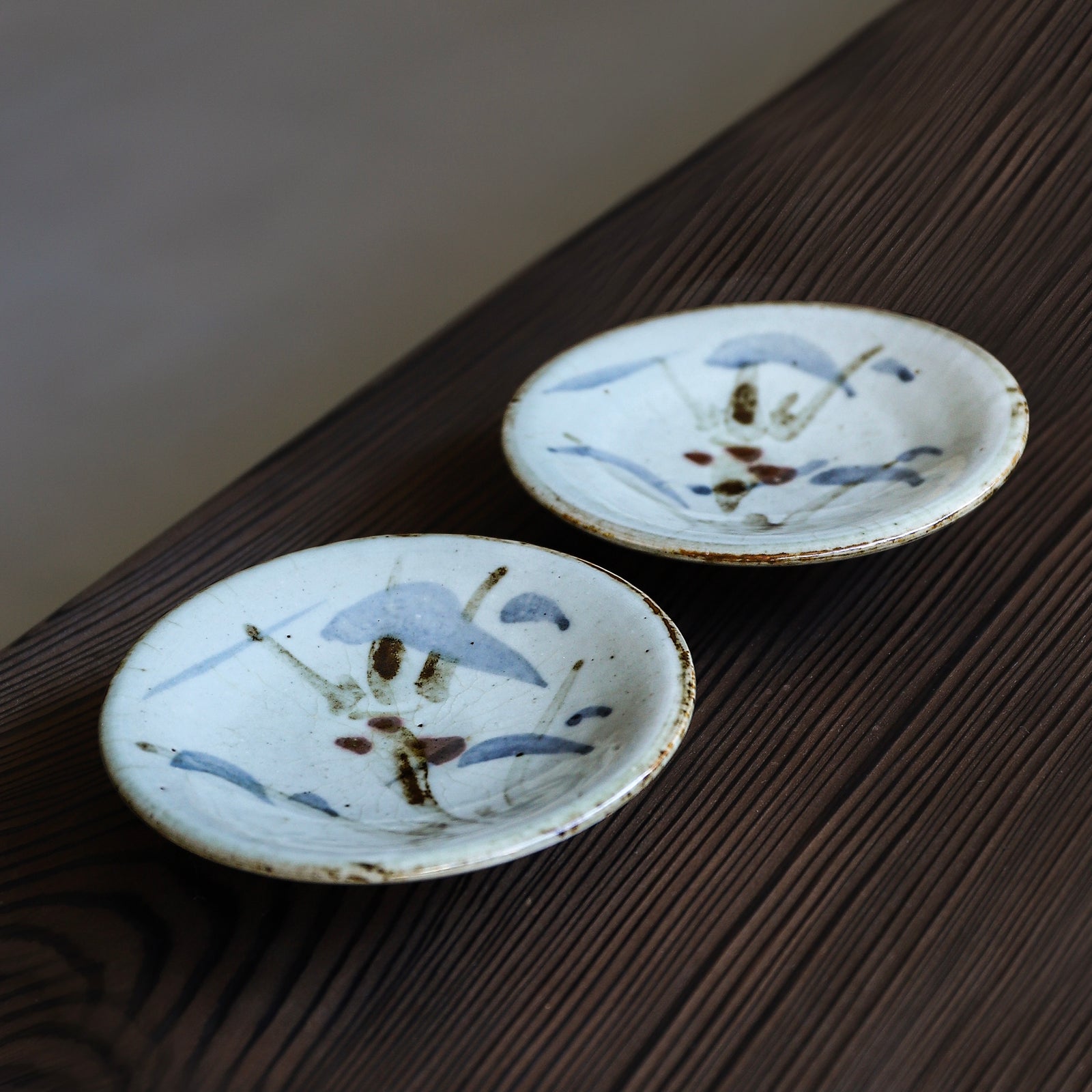 河井寛次郎 棟方志功箱 草花紋磁皿 6客揃 – Gallery Nisui