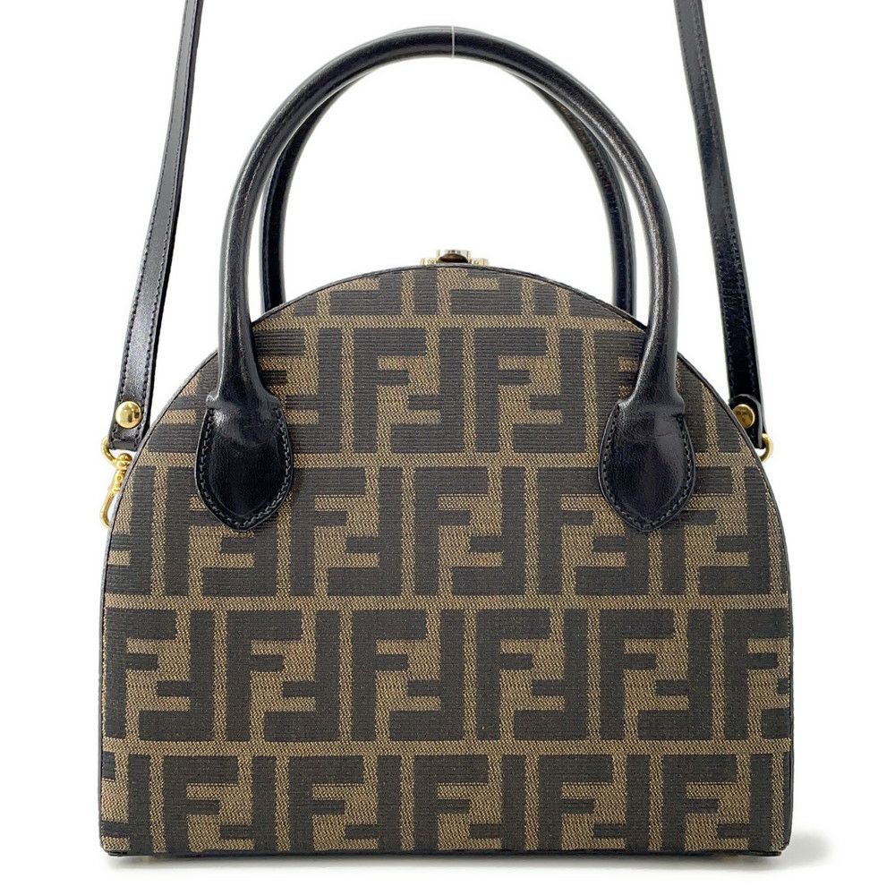 フェンディ ショルダーバッグ ズッカ柄 キャンバス 26727 FENDI ワン