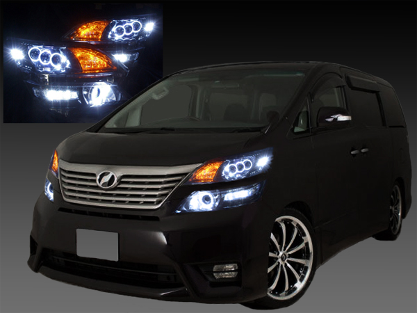 20系 ヴェルファイア ドレスアップヘッドライト プロジェクター＆LED