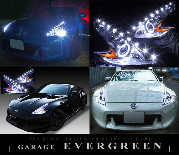 日産 Z34 フェアレディZ 純正HID車用 純正ドレスアップヘッドライト 2