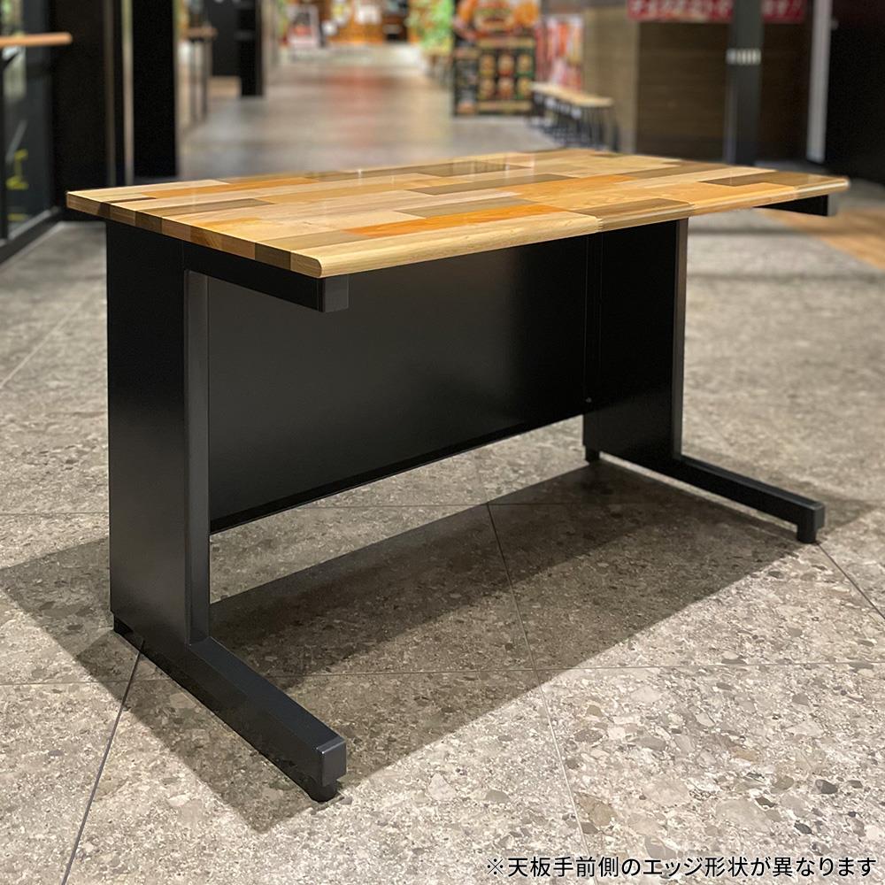 SHデスク 国産間伐材天板 パッチワーク 幅120×奥行70cm (平机 在宅