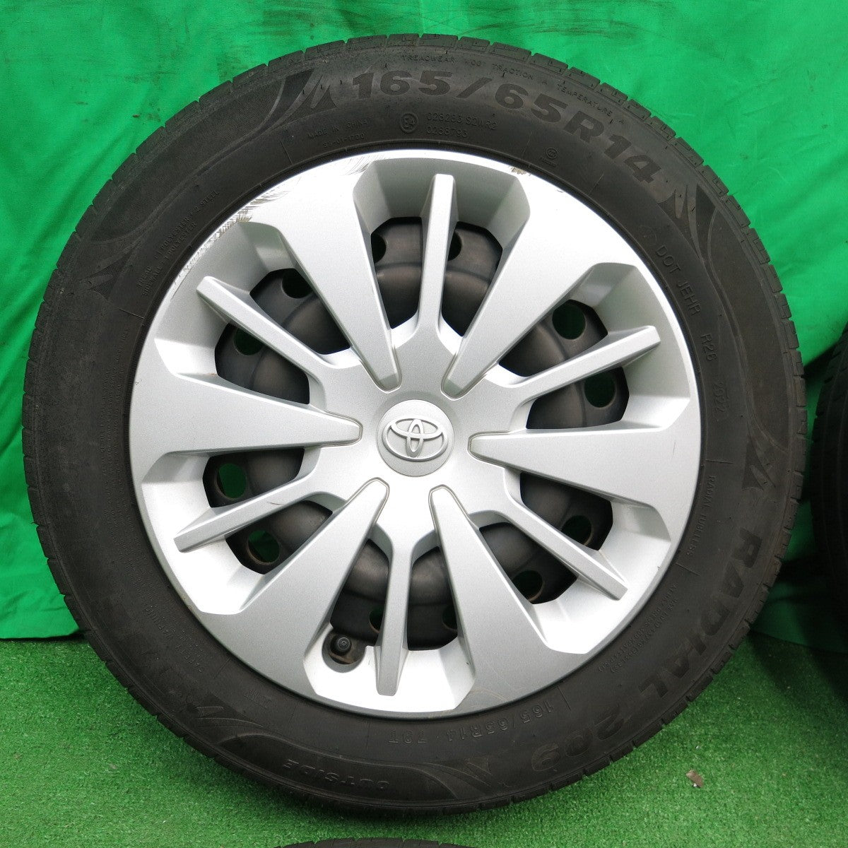 送料無料* キレイ！22年☆トヨタ タンク ルーミー 純正 スチール 165