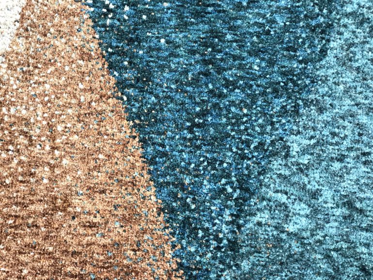 □unico/ウニコ□MOSTE/モステ ラグ 140×200 ブルーグリーン | 入荷