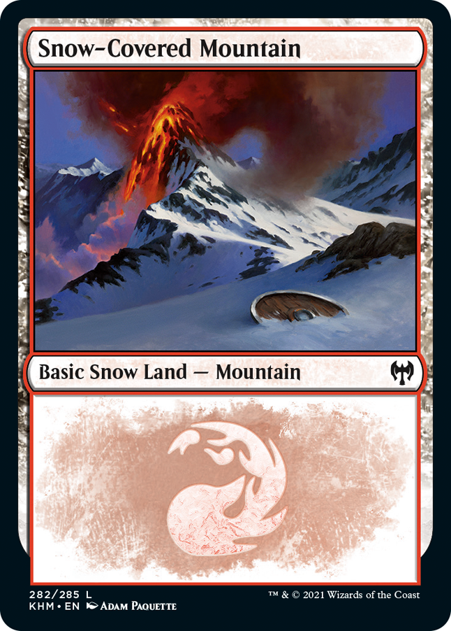 Snow-Covered Mountain MTG - Mystery Booster 2: Convention Edition