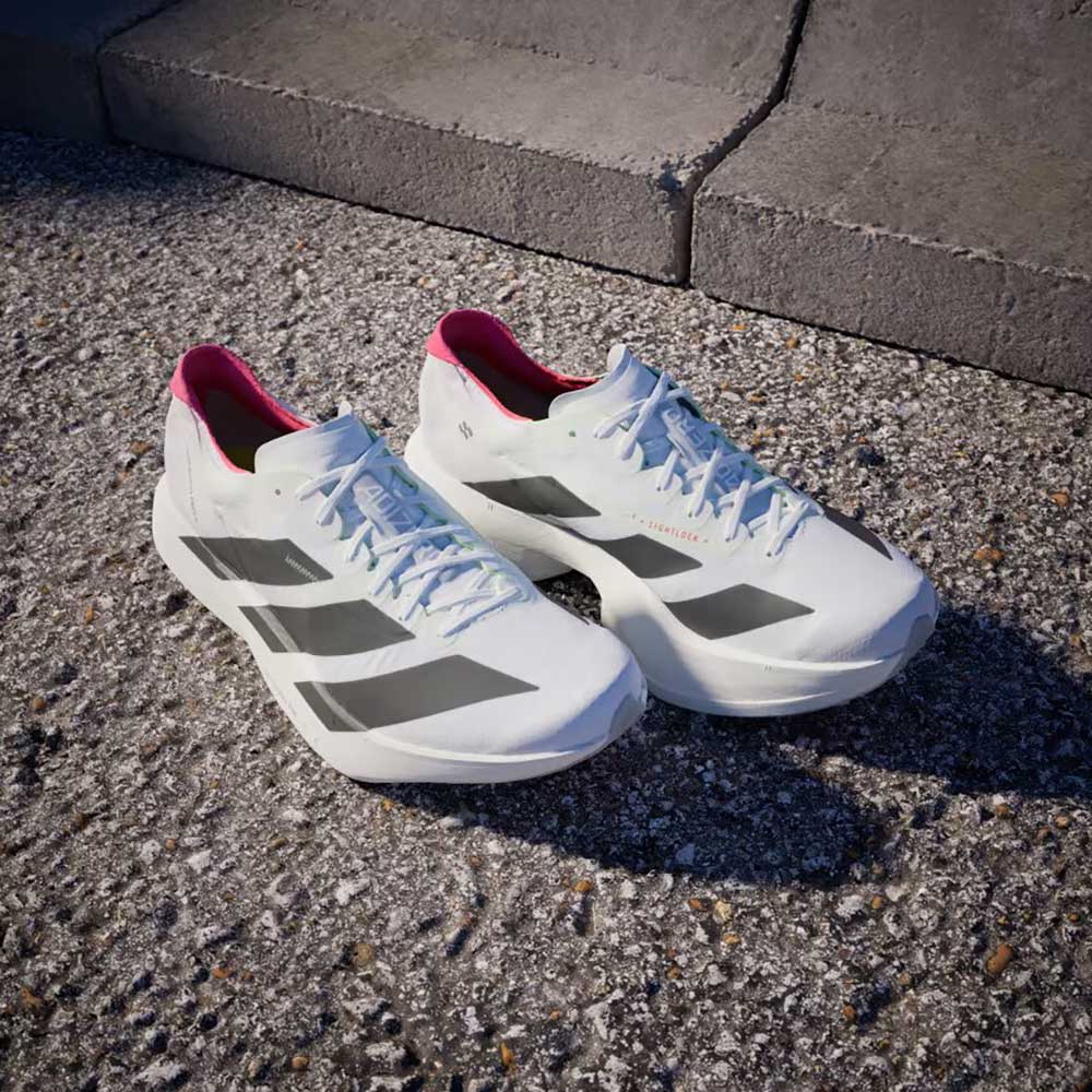 Men's Adios Pro 4 Running Shoe - Footwear white/core black/silver