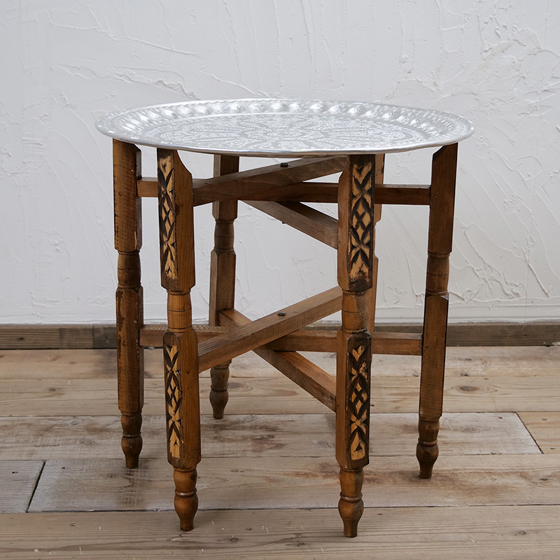 モロッコテーブル モロッコティーテーブル 折りたたみ式サイドテーブル