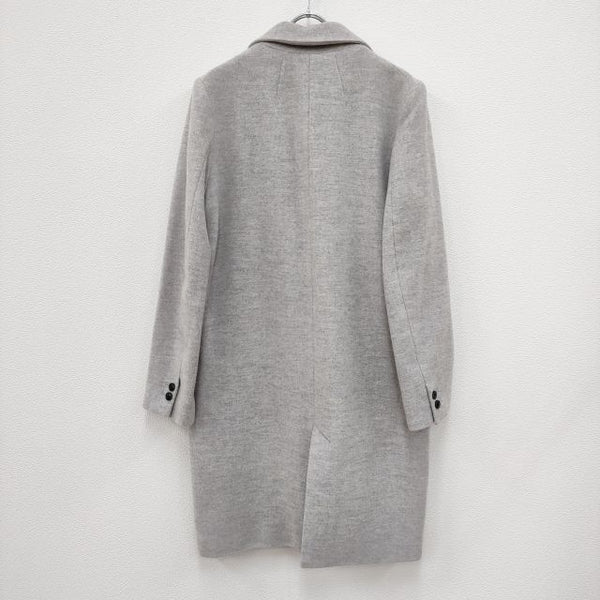 adam et Rope サイズ36 ウール カシミヤ混 チェスターコート グレー
