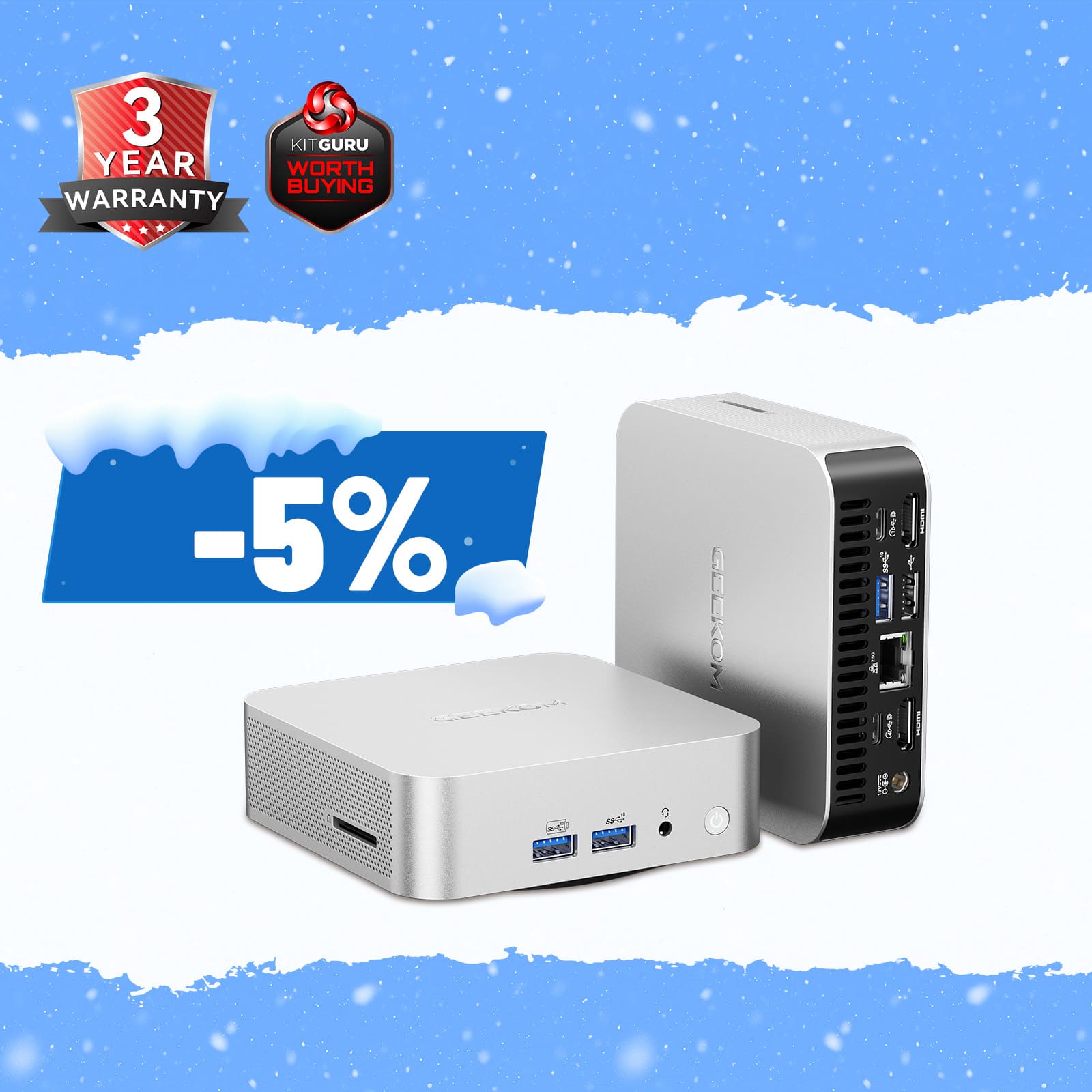 GEEKOM AE8 ミニPC AMD Ryzen R7-8845HS/R9-8945HS