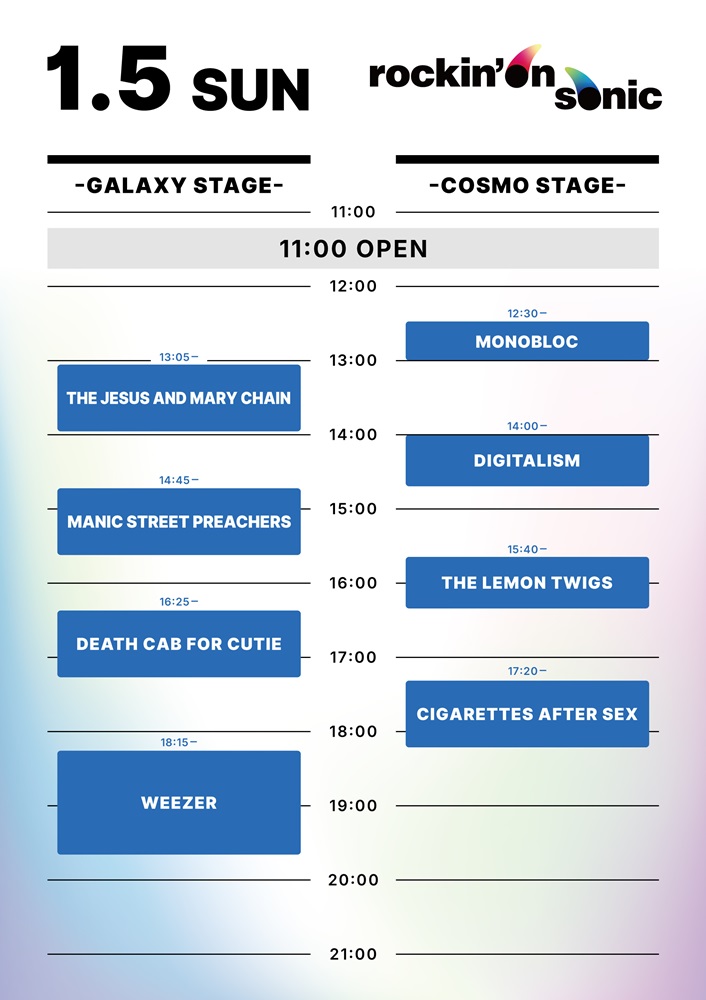 ニュー・イヤー洋楽フェス