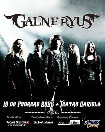 GALNERYUS、2026年2月にチリ＆メキシコ公演決定！ | 激ロック ニュース