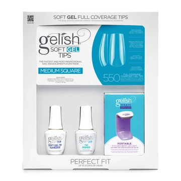 Gelish Soft Gel™ Kit Medium Square (550CT) - Gelish & Morgan Taylor