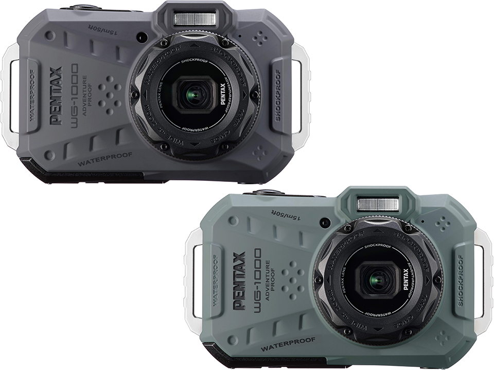 いつでもどこにでも持ち歩ける防水アウトドアカメラ「PENTAX WG-1000