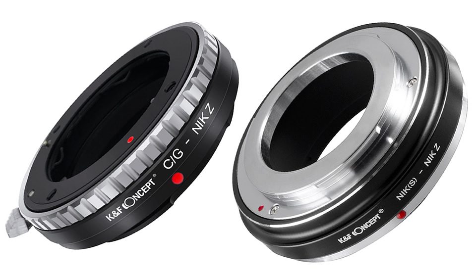 ニコンZシリーズのカメラにニコンSマウントとコンタックスC/Gマウント