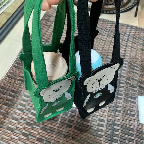 Qoo10] スターバックス ドリンクホルダー ドリンクバッグ エコバ