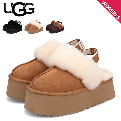 Qoo10] UGG サンダル ファー ファンケット レディー