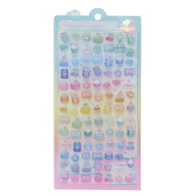 Qoo10] シールシート ボンボンドロップシール ミ : 文具