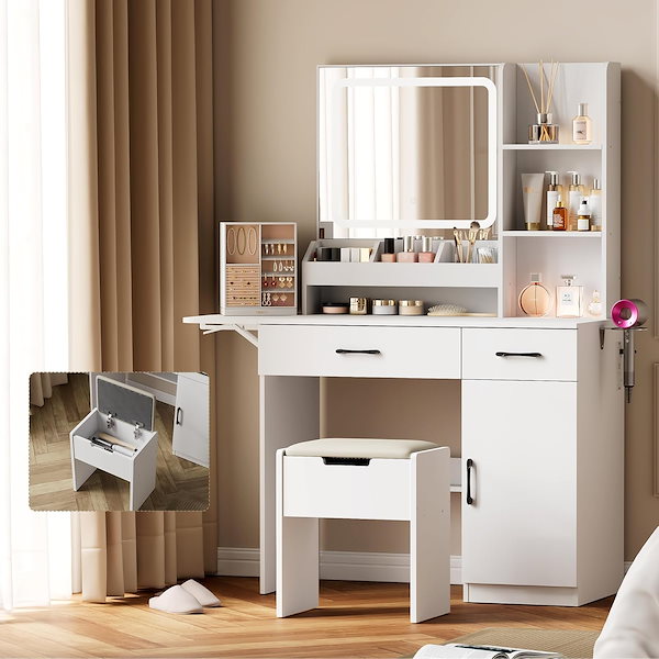 Qoo10] Dowinx ドレッサー コンパクト 2点セット コン