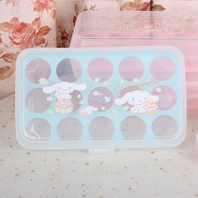 Qoo10] ハローキティ卵入れ蓋付きプラスチック目玉