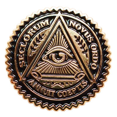 Qoo10] SunAge ピンバッジ フリーメイソン プロビデンス