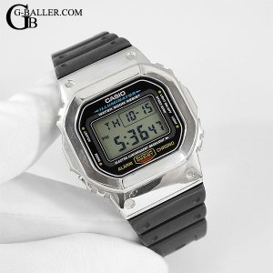 G-SHOCKカスタム シルバー ダブルライン カスタムベゼル DW5600本体