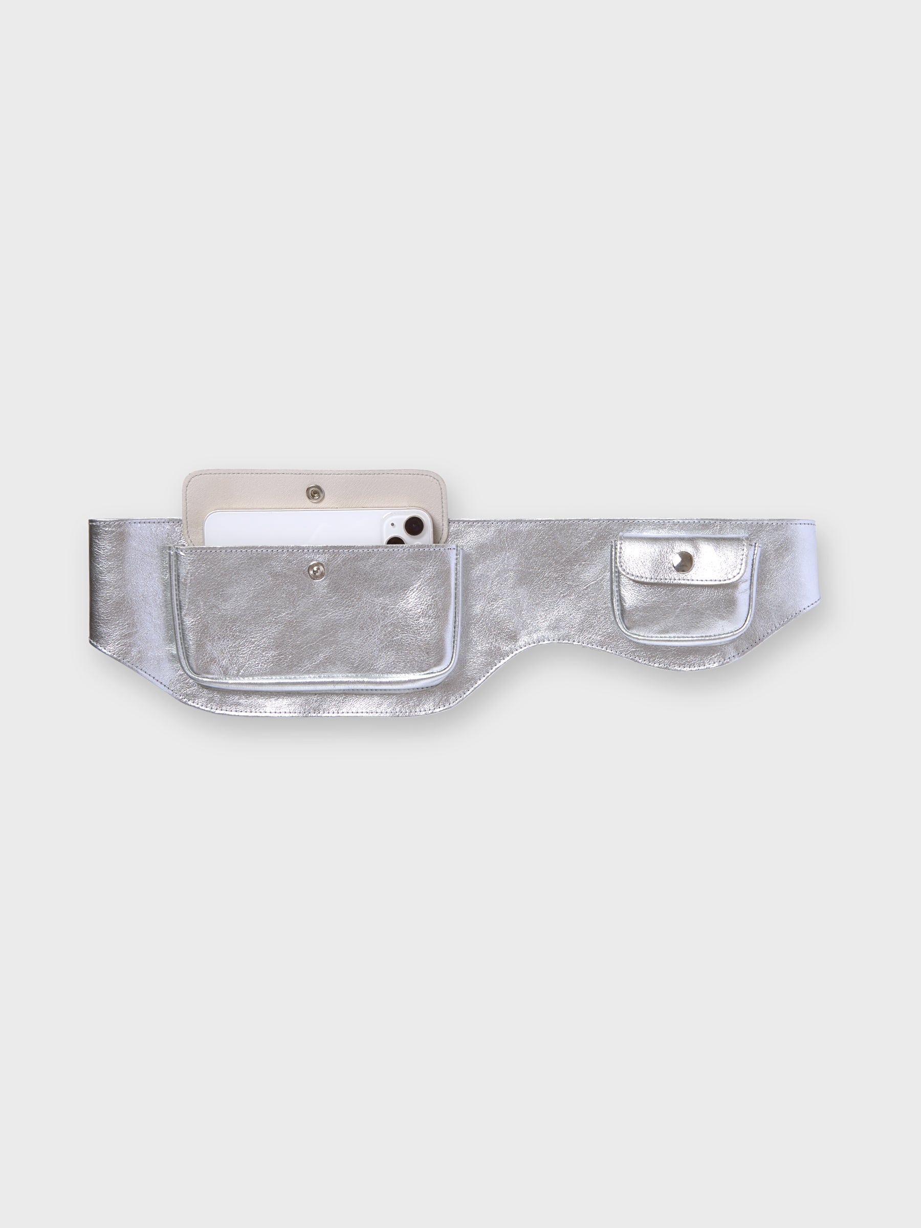Rino Belt Silver - Leather - Gimaguas