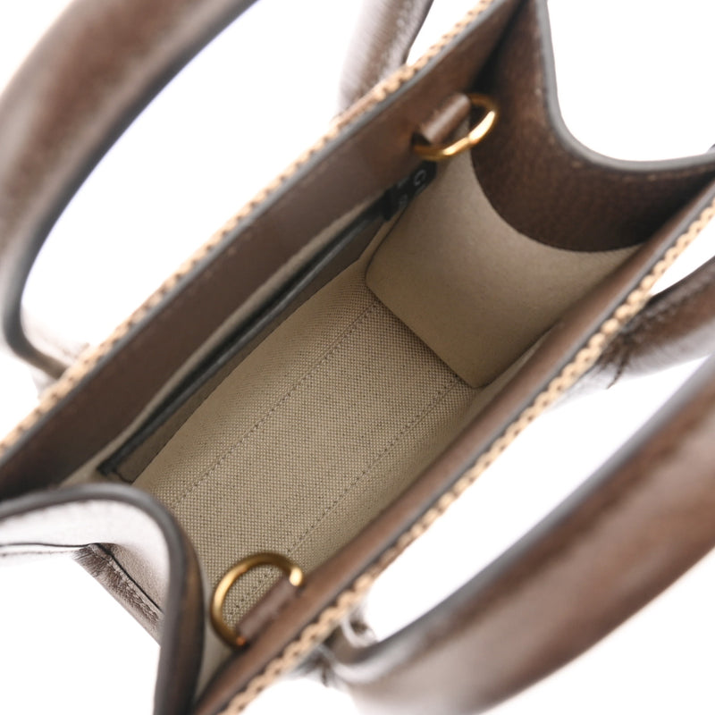 グッチ ジャンボGG ミニ トートバッグ 2WAY ベージュ ブラウン