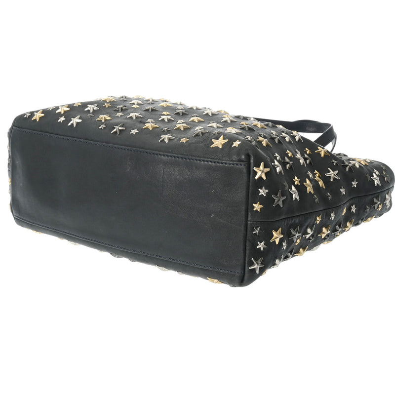 ジミーチュウ スタースタッズ ブラック レディース レザー トート
