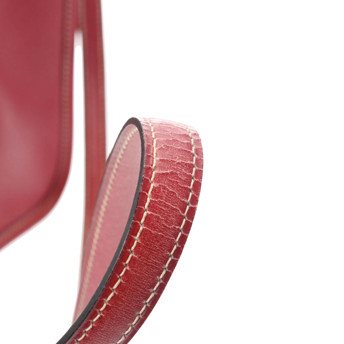 エルメスヴィンテージ 赤 ゴールド金具 刻印無し刻印 レディース