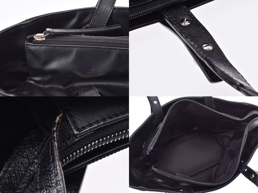 シャネル パリビアリッツGM トートバッグ 黒 レディース レザー