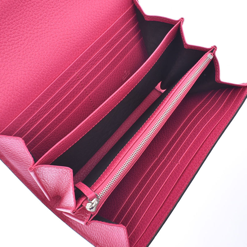 グッチディオニュソス チェーンウォレット ピンク シルバー金具