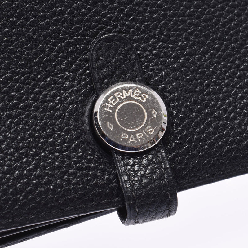 エルメスドゴン ベルトバッグ 黒 シルバー金具 □F刻印(2002年頃)刻印