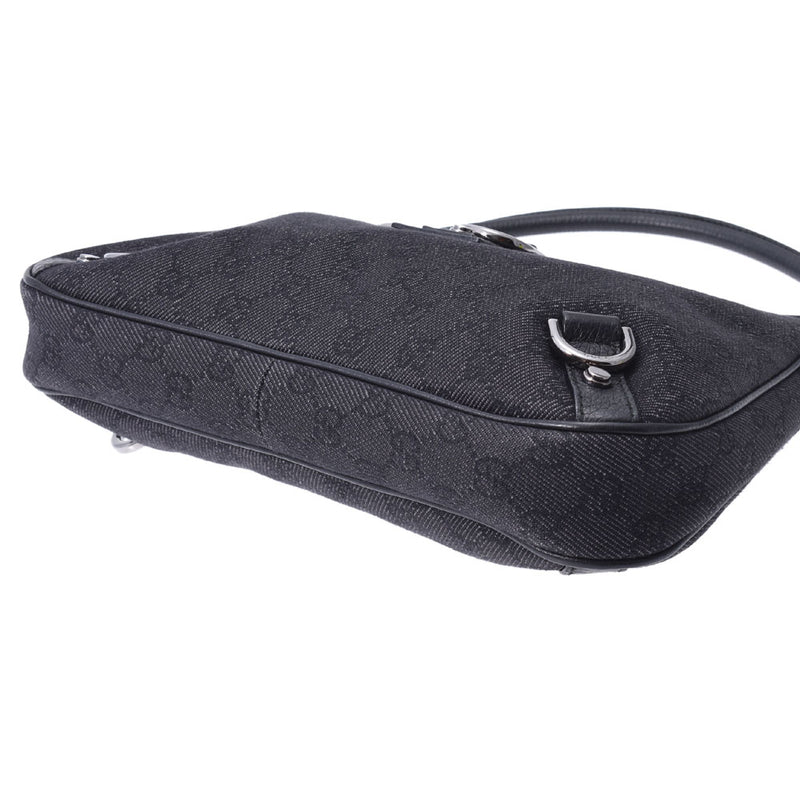 グッチGG柄 黒 レディース キャンバス ワンショルダーバッグ 268637