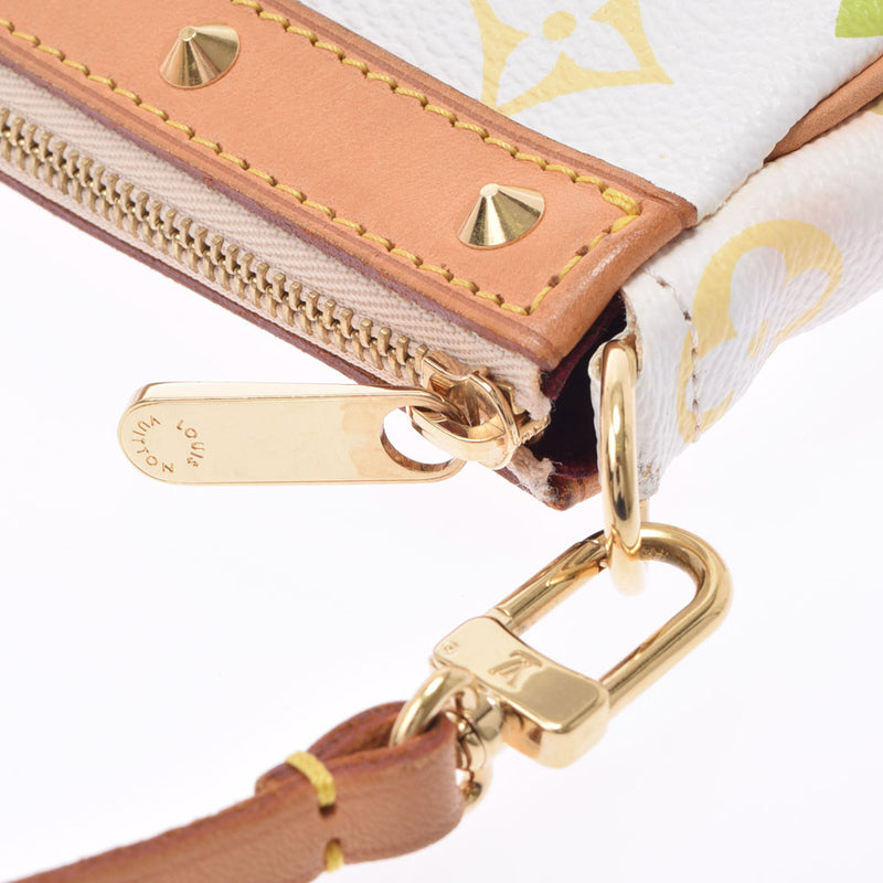 ルイヴィトンポシェット アクセソワール 14144 白 レディース