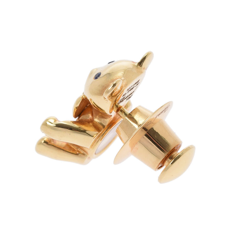 ショパールハッピーダイヤモンド テディベア ダイヤ サファイア ユニ